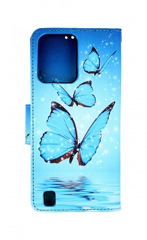 Knížkové pouzdro na Realme C31 Modří motýlci