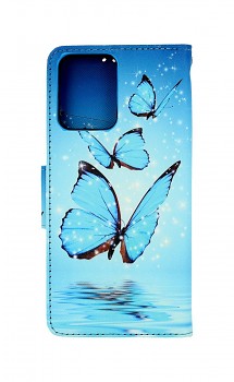 Knížkové pouzdro na Realme C35 Modří motýlci