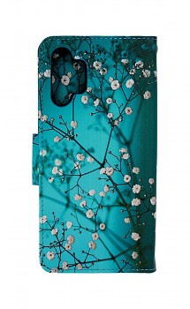 Knížkové pouzdro na Samsung A13 Modré s květy