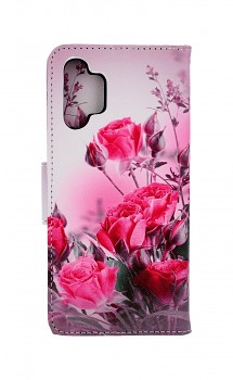 Knížkové pouzdro na Samsung A13 Romantické růže