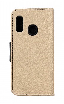 Knížkové pouzdro na Samsung A20e zlaté