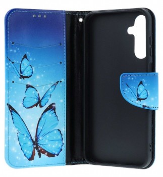 Obal pouzdro Samsung A26 5G Modří motýlci 138451 2