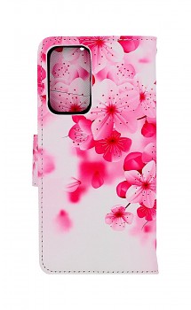 Knížkové pouzdro na Samsung A33 5G Růžové kvítky