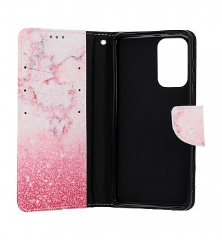Knížkové pouzdro na Samsung A33 5G Růžový mramor_1