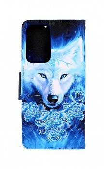 Knížkové pouzdro na Samsung A33 5G Tyrkysový vlk