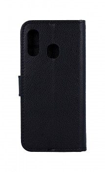 Knížkové pouzdro na Samsung A40 černé s přezkou