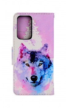 Knížkové pouzdro na Samsung A53 5G Polární vlk