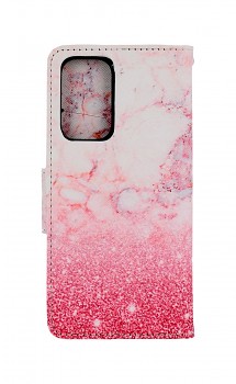 Knížkové pouzdro na Samsung A53 5G Růžový mramor