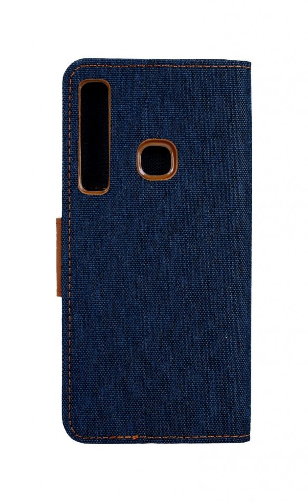 Knížkové pouzdro Canvas na Samsung A9 modré tmavé 