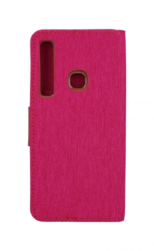 Knížkové pouzdro Canvas na Samsung A9 růžové  