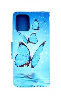 Knížkové pouzdro na Vivo Y01 Modří motýlci