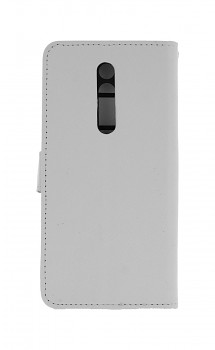 Knížkové pouzdro na Xiaomi Mi 9T bílé s přezkou 