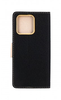 Knížkové pouzdro na Xiaomi Redmi 10C černo-zlaté