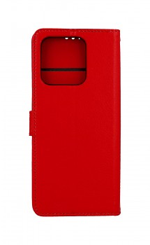 Knížkové pouzdro Xiaomi Redmi 10C červené s přezkou
