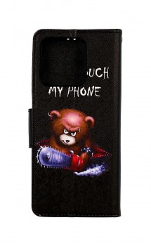 Knížkové pouzdro na Xiaomi Redmi 10C Don't Touch méďa