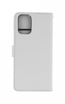 Knížkové pouzdro na mobil Xiaomi Redmi Note 10S bílé s přezkou