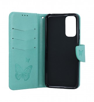 Knížkové pouzdro na Xiaomi Redmi Note 11 Butterfly zelené_1