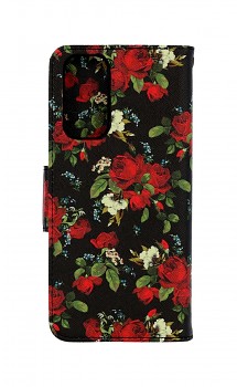 Knížkové pouzdro na Xiaomi Redmi Note 11 Květy růží