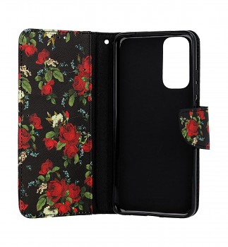 Knížkové pouzdro na Xiaomi Redmi Note 11 Květy růží_1