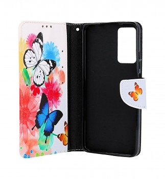 Knížkové pouzdro na Xiaomi Redmi Note 11 Pro Barevné s motýlky_1