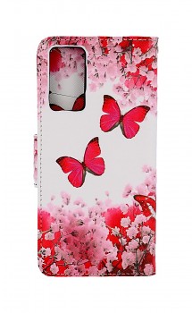Knížkové pouzdro na Xiaomi Redmi Note 11 Pro Růžoví motýlci