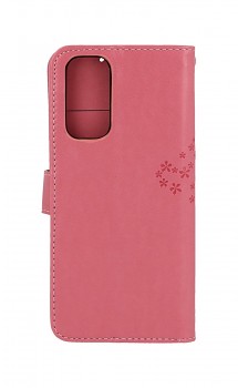 Knížkové pouzdro na Xiaomi Redmi Note 11 Růžový strom sovičky