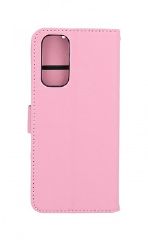 Knížkové pouzdro na Xiaomi Redmi Note 11 světle růžové s přezkou