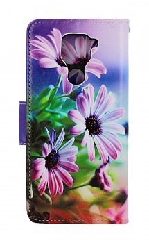 Obal pouzdro Xiaomi Redmi Note 9 Fialové květy