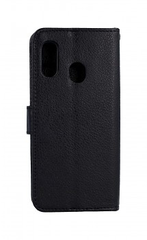 Knížkové pouzdro na Samsung A20e černé s přezkou