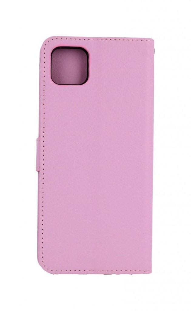Knížkové pouzdro na Samsung A22 5G světle růžové s přezkou  