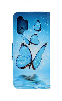 Knížkové pouzdro na Samsung A32 Modří motýlci