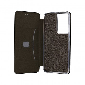 Knížkové pouzdro Forcell Elegance Book na Samsung S21 Ultra černé (1)