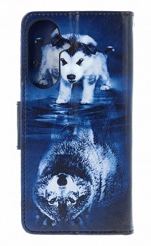 Knížkové pouzdro na Samsung A37 5G Odraz vlka