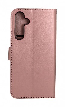 Knížkové pouzdro Mezzo na Samsung A37 5G Strom s kočičkou růžové