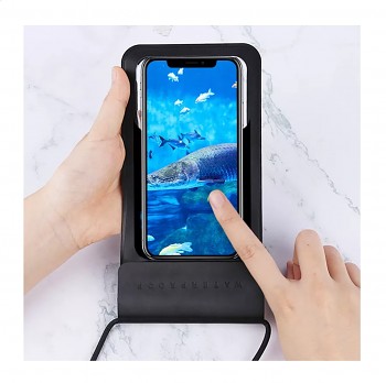 Univerzální vodotěsné pouzdro na mobil TopQ Metallic M černé