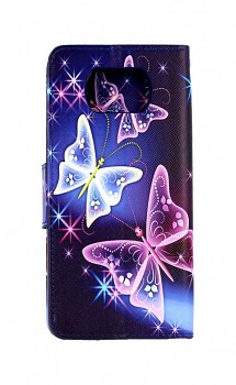 Knížkové pouzdro na mobil Xiaomi Poco X3 Pro Modré s motýlky