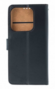 Knížkové pouzdro na Xiaomi Redmi Note 14 černé s přezkou 2