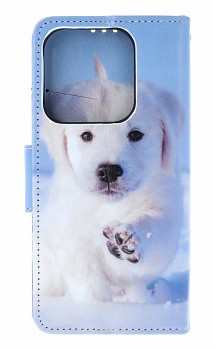 Knížkové pouzdro na Xiaomi Redmi Note 14 Štěňátko