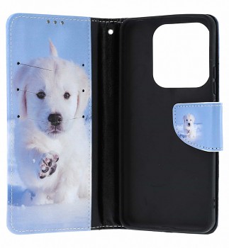 Knížkové pouzdro TopQ na mobil Xiaomi Redmi 15C Štěňátko