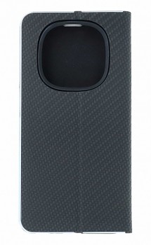Knížkové pouzdro Luna Carbon Book na Xiaomi Redmi Note 15 Pro 5G černé