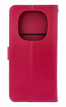 Knížkové pouzdro Mezzo na Xiaomi Redmi Note 15 Pro 5G Lapač se sovičkou tmavě růžové