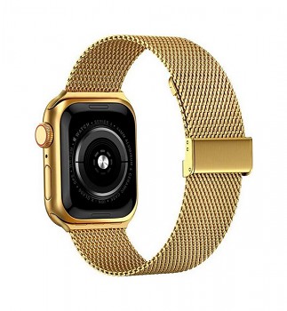 Ocelový řemínek LUXURY pro chytré hodinky Apple Watch 3-4-5-6-SE 42-44mm