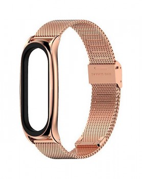 Ocelový řemínek LUXURY pro fitness náramek Xiaomi Mi Band 3-4-5-6