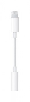 Originální adaptér Apple MMX62ZM/A Lightning / 3.5mm konektor bílý 