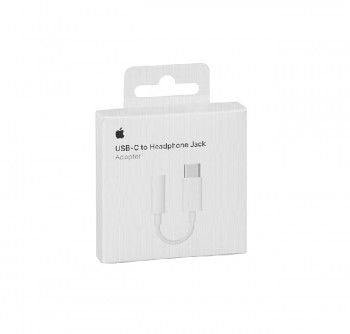 Originální adaptér Apple MU7E2ZM/A USB-C / 3.5mm konektor