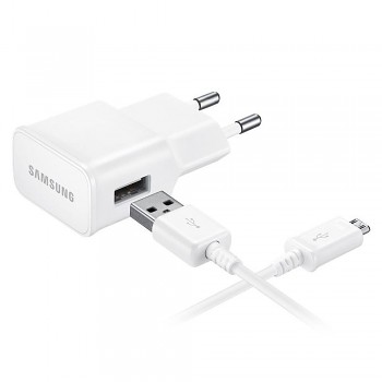 Originální rychlonabíječka Samsung EP-TA20EWE + micro USB bílá 2A