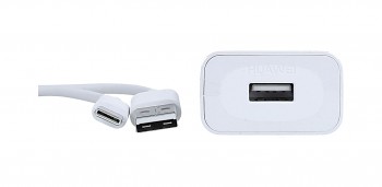 Originální rychlonabíječka Huawei AP32 vč. datového kabelu USB-C (Type-C) bílá 2A (2)