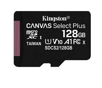 Paměťová karta Kingston Canvas Select Plus 128GB micro SDXC U1 A1 V10