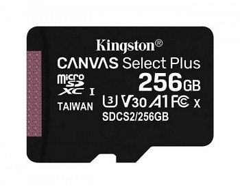 Paměťová karta Kingston Canvas Select Plus 256GB micro SDXC U3 A1 V30