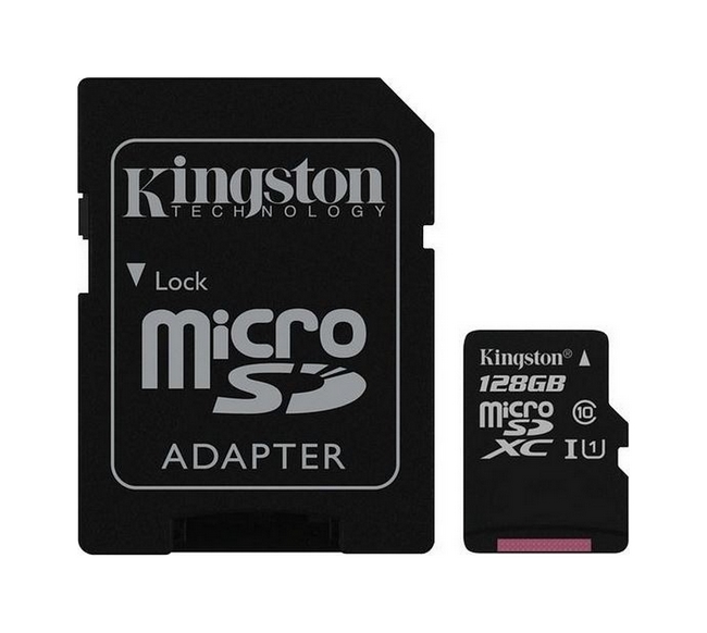 Paměťová karta Kingston 128 GB Class 10